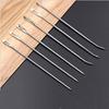 Портативный металлический швейный набор разных размеров, портативный мешочек под змеиную кожу, квадратная форма, удлиненная игла, игла для упаковки, вязание