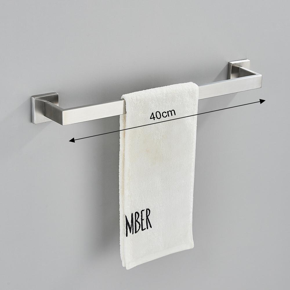 Stainless Steel Bathroom Accessories Set Brushed Nickel Towel Bar Robe Hook Toilet Paper Holder Towel Ring Bathroom Accessory