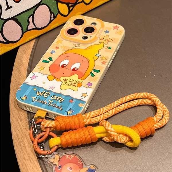 Little Star applies to Apple 17 mobile phone case iPhone16 person 14Pro case 13Max12 cartoon cute air case