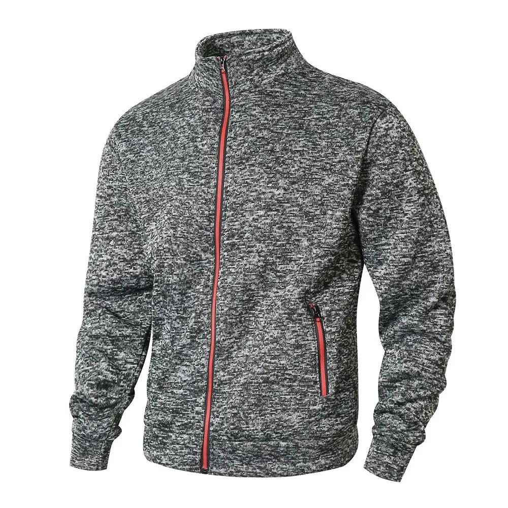 Men's Casual Fleece Jacket - Multi-Color Options