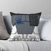 Echo Armor Square Pillowcase Polyester Linen Velvet Creative Zip Decorative Sofa Cushion Case