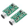2pcs FM Transmitter Pickup Module Professional V4.0 FM MIC Wireless Sound Transmitter for FM Radio