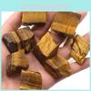 Изысканный Тигровый глаз Натуральный Золотисто-коричневый Драгоценный камень Минеральные образцы Для домашнего декора