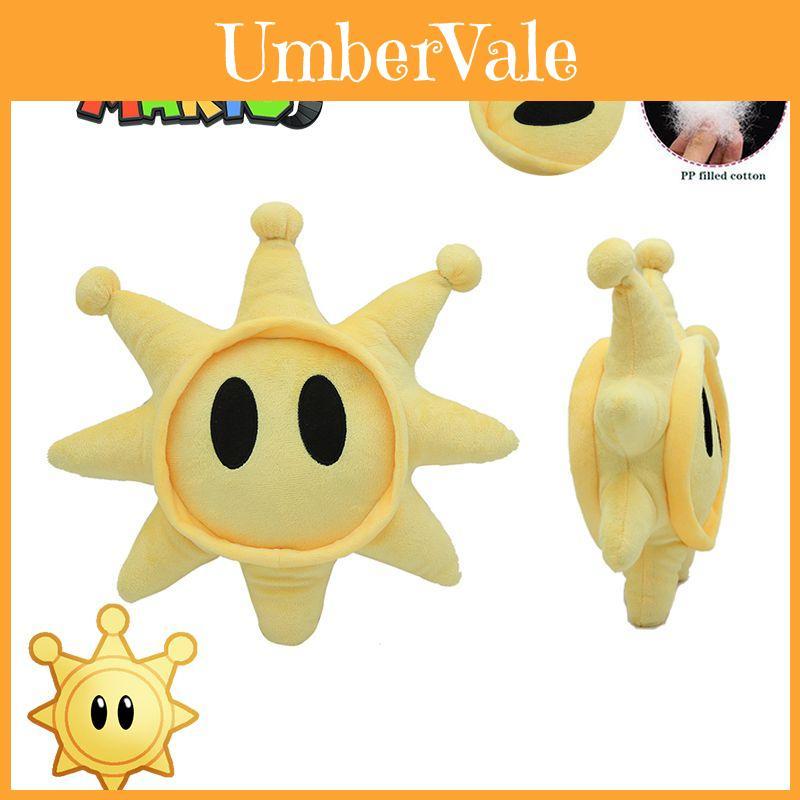 Incredible Super Mario Sunshine 11.8in Plush Toy Soft Stuffed Doll Kids Birthday Gift