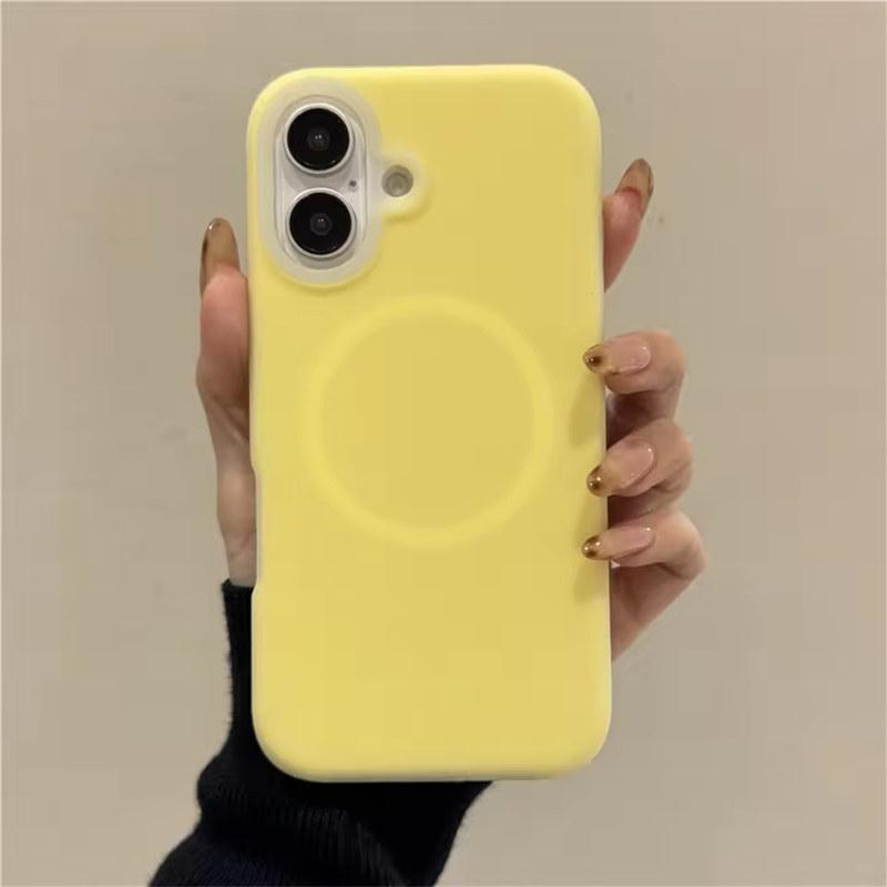 Жидкий силиконовый чехол Candy Jelly для магнитного чехла Magsafe для iPhone 11 12 13 14 15 16 Pro Max, утолщенный противоударный бампер