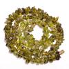 Natural Peridot Gemstone Uncut Smooth Beads Necklace 5-9 Mm 19" UB-8415 UB-8415