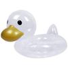 Transparent Duck Sitting Inflatable Swimming Ring for Infants and Kids (2-6 Years)