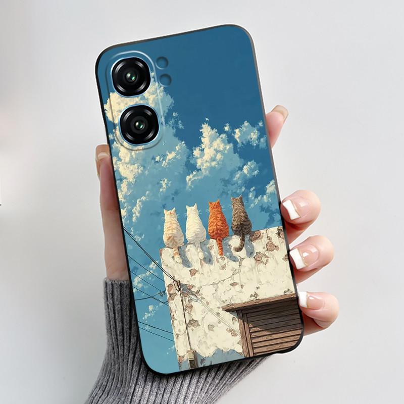 Чехол для телефона Oukitel C58 Pro Чехол для телефона Эстетичный Роскошный Милый Крутой Мальчики Девочки Мягкий силикон Задняя крышка OukitelC58 C58 C58Pro Корпус