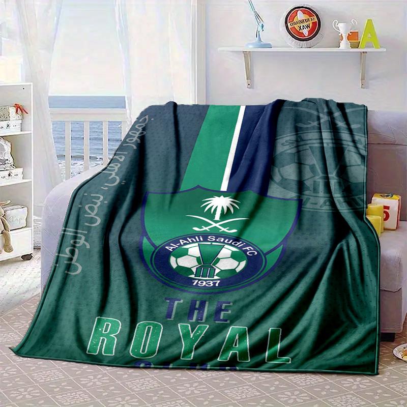 AS Saint-étienne Portable Blanket/Soft Blanket Bedding Blanket Suitable for Travel Camping Living Rooms Offices Sofas Fan Gifts