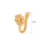 1Pc Copper Fake Piercing Nose Ring Flower Clip On Nose Ear Clip Cuff Earring For Women Girl Gift Body Jewelry nariz\nFashion Cute