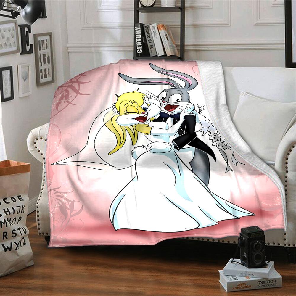 Looney Tunes Blanket Ultra-Soft Great for Bed Office Chair Couch for All Seasons Modern Gifts For Family Or Friends