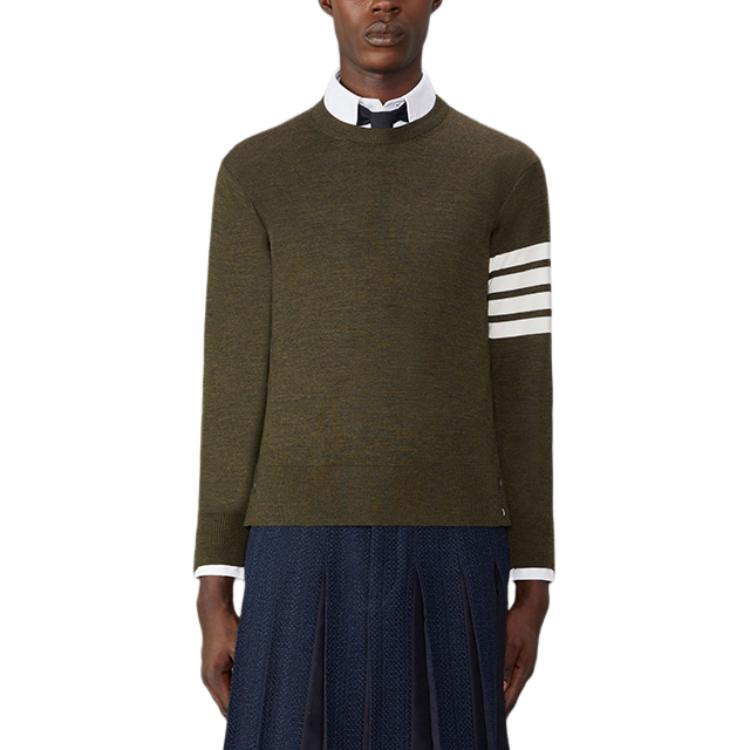 THOM BROWNE 4 Bar Crewneck Pullover MKA002A-Y1014-322