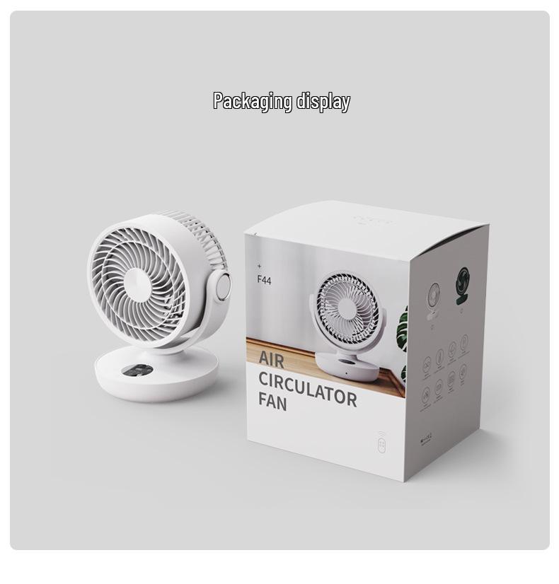 Amiqoo Rechargeable Oscillating Desktop Air Circulator Fan