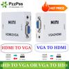 HDMI To VGA Converter With Audio Adapter for Notebook Xbox360 DVD PS3 PC HD 1080P TV Box Projector VGA To HDMI Converter