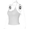 2025 Summer European & American Style Women's Sexy Backless Slimming Halter Crop Top