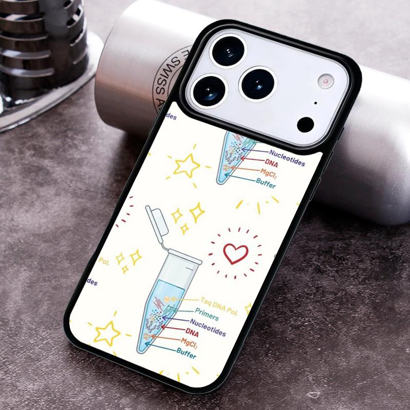 Модный Чехол для Телефона Биология Химия для iPhone 17 16 15 Pro Max Air 14 13 12 11 Plus Ударопрочный Чехол