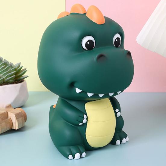 Копилка-динозавр большой вместимости, держатель для хранения денег, многофункциональная виниловая копилка, детская мультяшная копилка, день рождения девочки