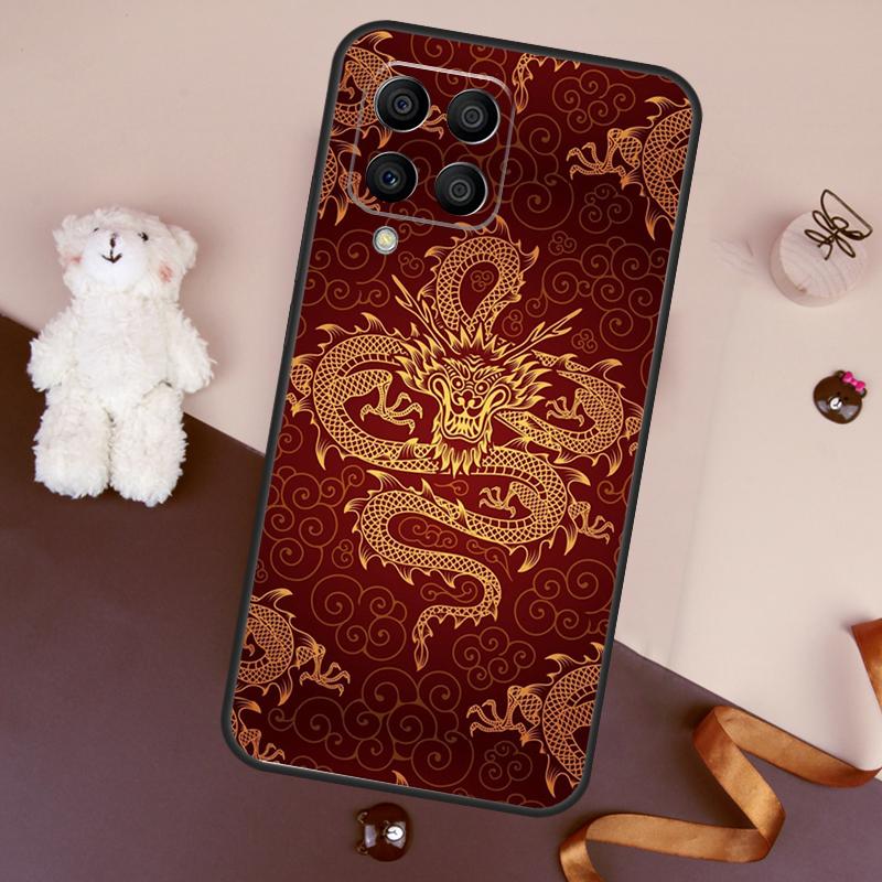 DRAGON TATTOO JAPANESE Чехол Для Samsung Galaxy M13 M54 M34 M14 M56 M36 M16 M31 M11 M53 M12 M32 M52 M35 M55 M15 M06