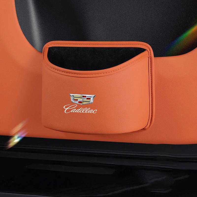Multi-functional Car Trash Can Water Cup Holder Storage Bucket for Cadillac ATS BLS CT4 CT5 CT6 CTS ESCALADE SLR STS XT5 XT6 XTS