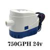 DC 12V 24V Water Pump Automatic Bilge Pump 600 750 1100GPH Submersible Boat Bilge Water Pump 12v Electric Auto Folat Switch