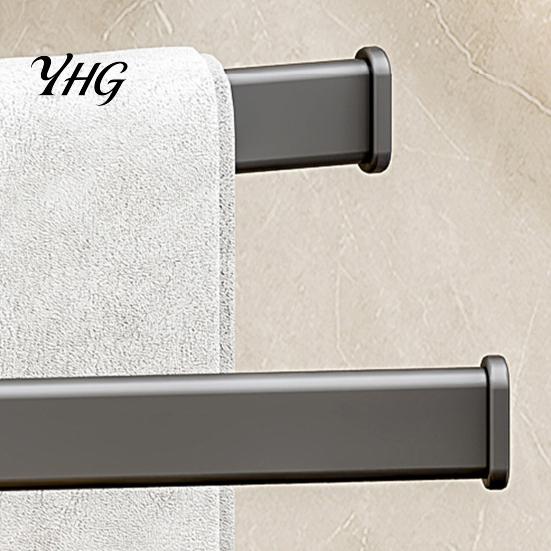 Anti Slip Towel Rail Swivel Rack, 180 Degree Rotating Design, Wall Mounted Space Quick Dry Holder Aluminum Swing Holder, Anti-slip Organizer
