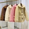 Winter New Imitation Lamb Fur Coat Women's High-necked Granular Sheep Shearing Short Coat Thickened