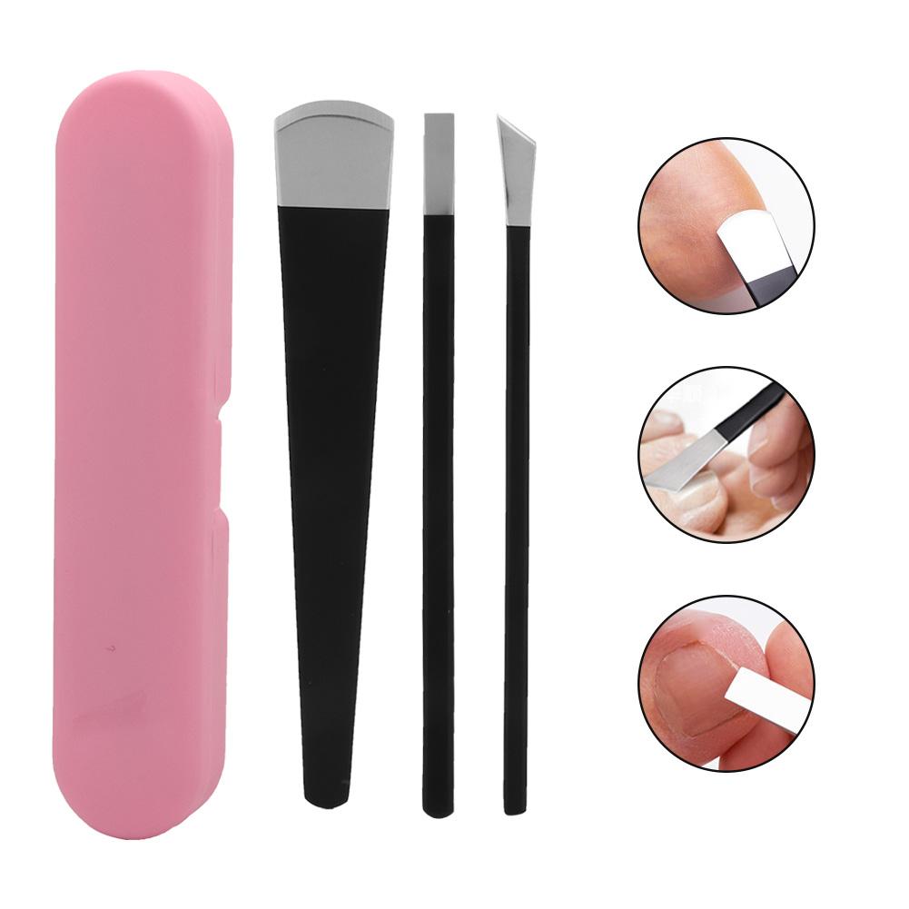 3 шт., нож для педикюра из нержавеющей стали, инструменты для ухода за ногами, набор для удаления омертвевшей кожи