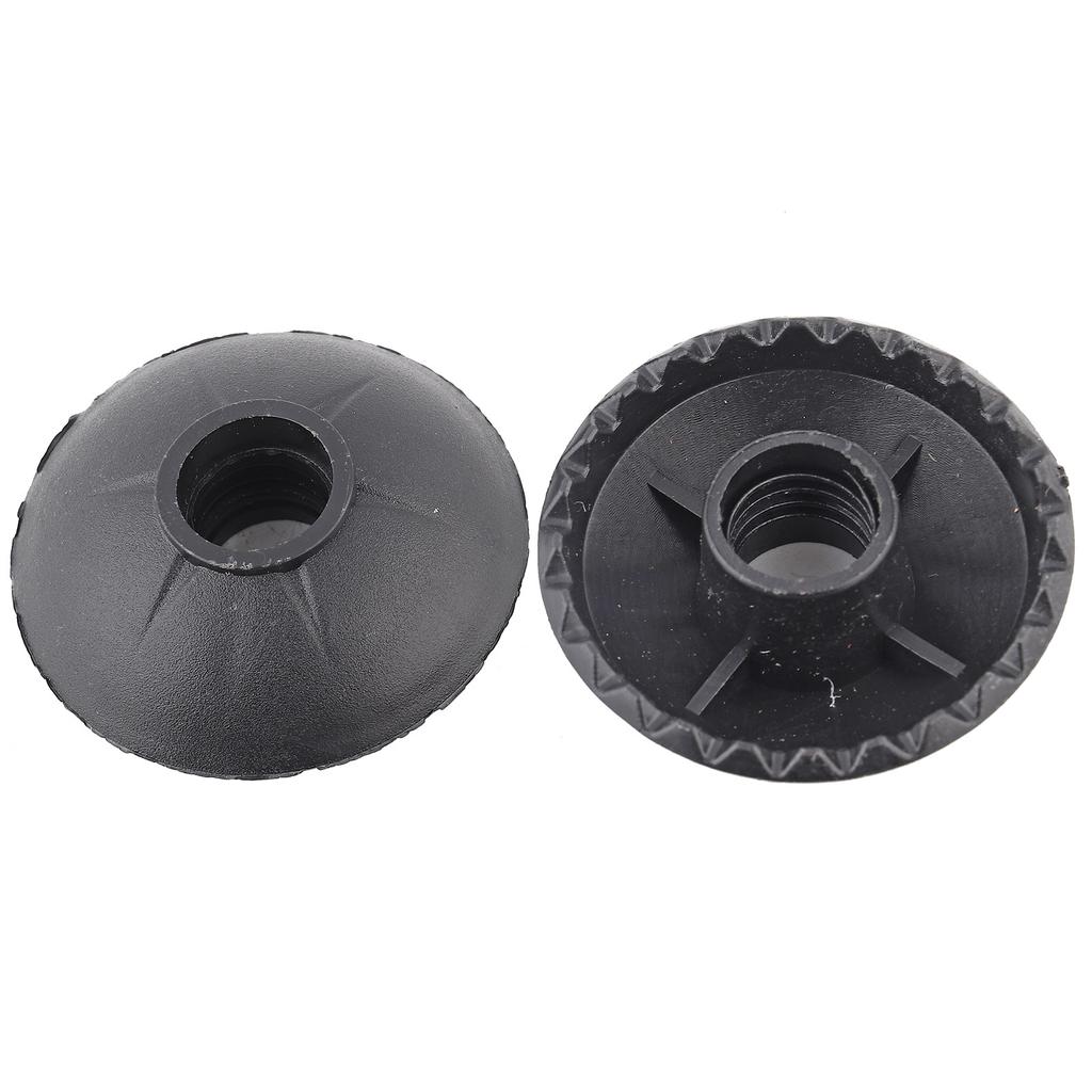 12PCS Black Trekking Pole Round Snow Ski Mud Basket Hiking Walking Stick Replacement Accessory