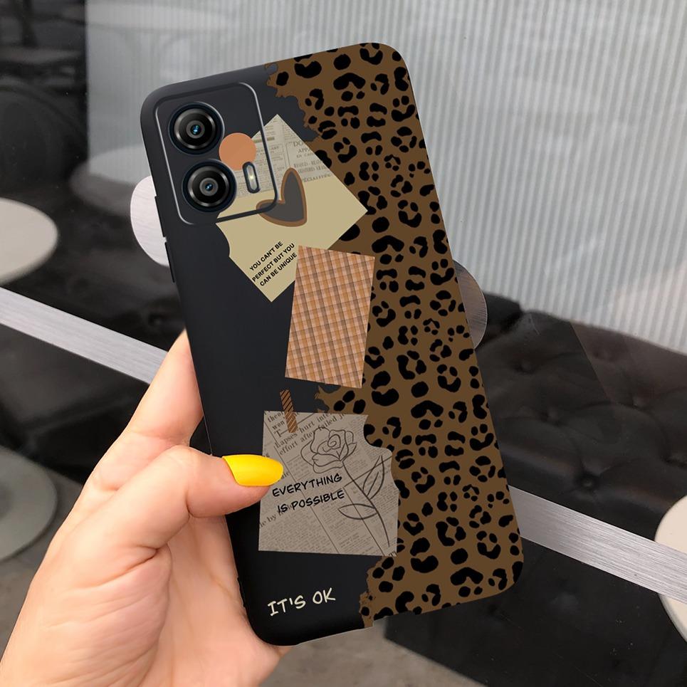 For Cover Motorola Moto G73 G53 G23 G13 Phone Case Bumper Dragon Astronaut Flower Fashion Coque For Moto G13 G 53 73 Soft TPU