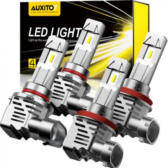 AUXITO LED Headlight Bulbs High/Low Beam/Fog Light H7 H4 H13 9007 9005 H1 9004 B