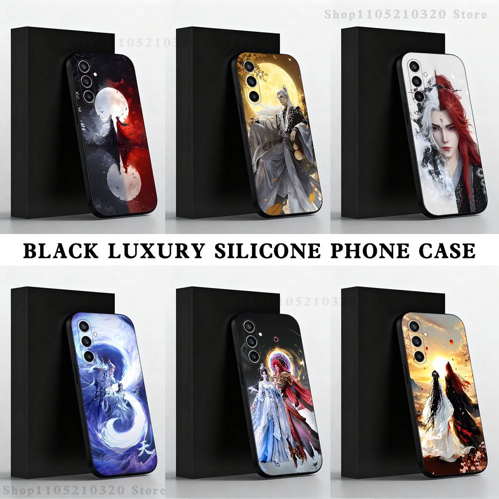 Чехол для телефона Renegade Immortal Xian Ni для Samsung S25, S24, S21, S22, S23, S30, Ultra, S20, Plus, Fe, Lite, Note, 10, 9, 5G Черный