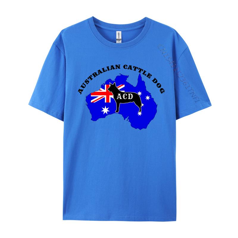 Australian Cattle Dog Flag Tshirts Australian Flag Tshirt Slim Fit Pure Cotton Group Tshirts Classic Unisex