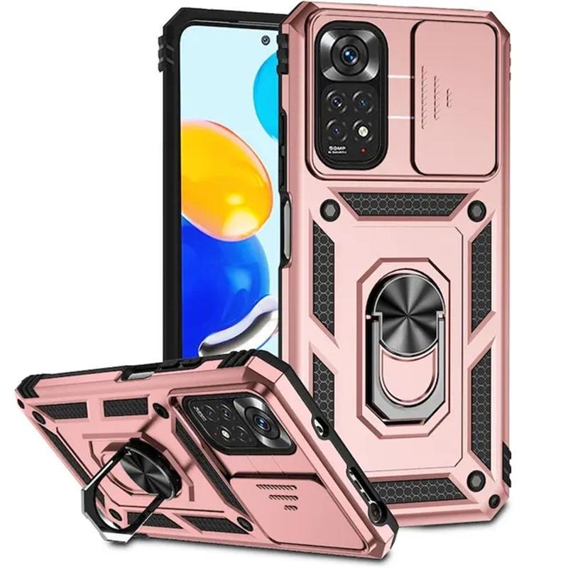 Противоударный защитный чехол с кольцом на 360 градусов для Xiaomi Redmi Note 12 11 10 Pro 11S 10S 13C 12C 10C 11A 10A Poco M4 X3 X4 NFC X5 Pro 5G C40 C65, задняя крышка