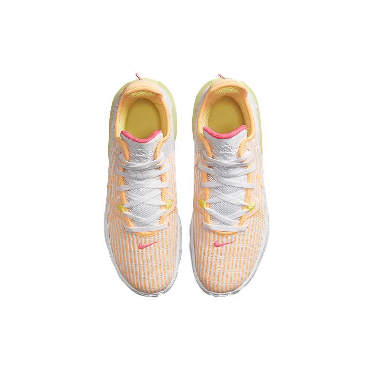 Nike Мужские кроссовки LeBron Witness 6 EP White Melon Tint Персидско-фиолетовые желто-черные DC8994-101
