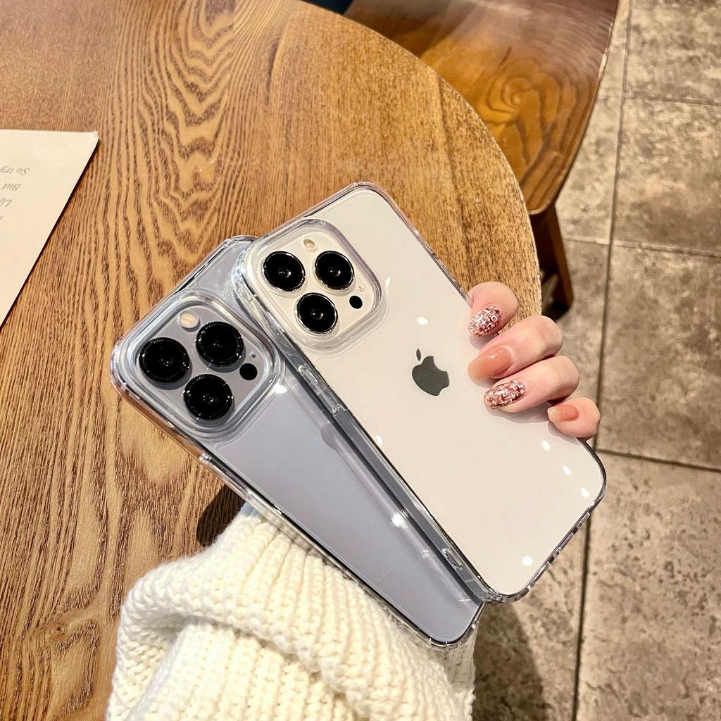 Чехол 'Фея' для iPhone 14 Pro Max: Прозрачная, Мягкая и Жесткая Защитная Крышка