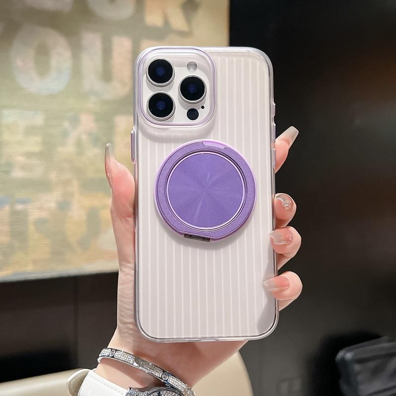 Гофрированный прозрачный матовый магнитный чехол-подставка для iPhone 16 15 Pro Max 14 13 12 11 для беспроводной зарядки Magsafe, ударопрочный тонкий жесткий чехол-бампер из ПК