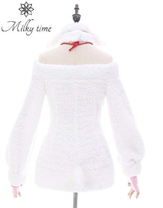 Жизнь в другом Рем Косплей Хэллоуин Овца Волк и семеро козлят Маленький [молочное время] ReZERO - Начальный мир - ReZero (Рэм, Козел)