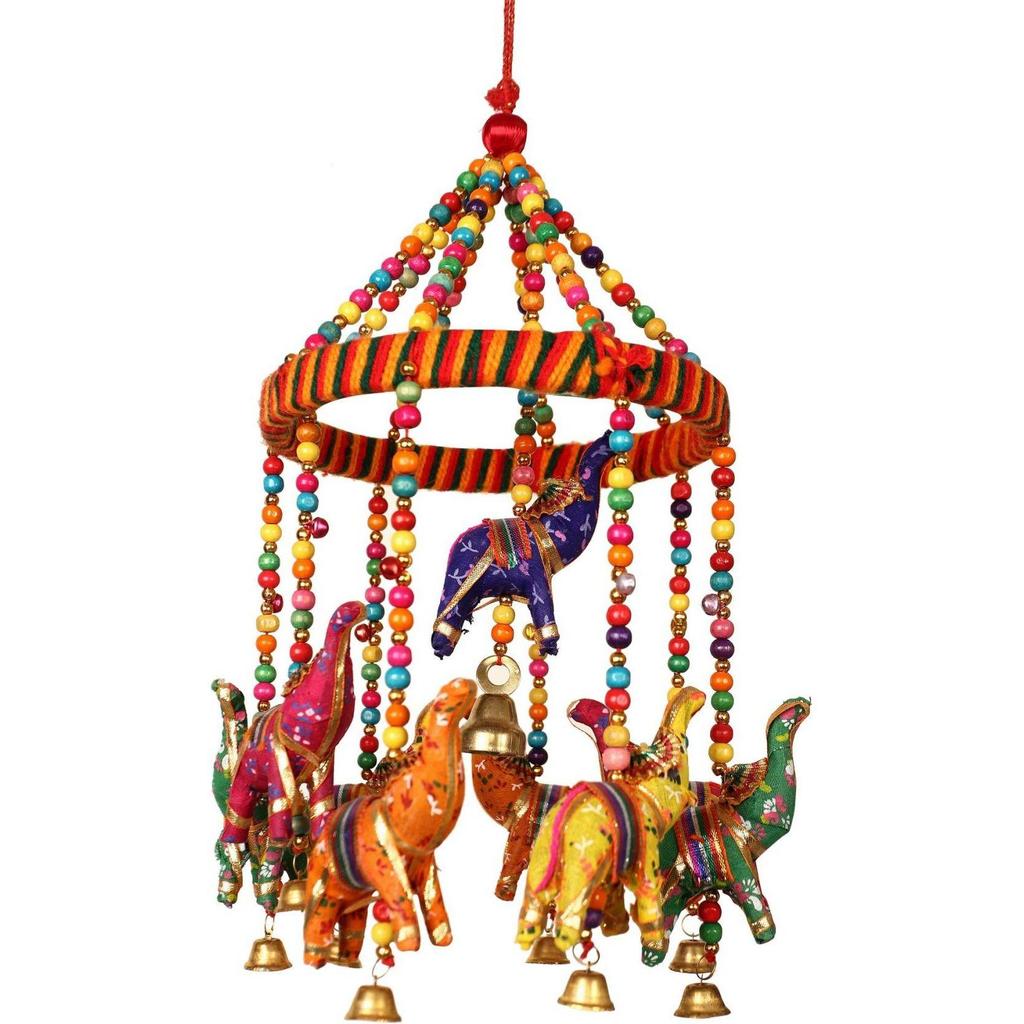 Wall Hanging Door Handicraft Item For Home Decor Office Decor Living Room Outdoor Hanging Indoor Hanging Paper Windchime (21 Inch, Multicolor)