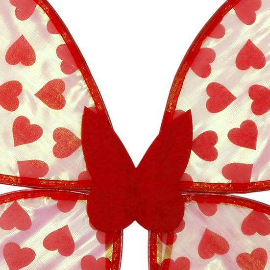 Органза Сердце Крыло Бабочки Большое Крыло Феи для Детей Девочек Хэллоуин Костюм Принцессы для Косплея Аксессуар для Переодевания