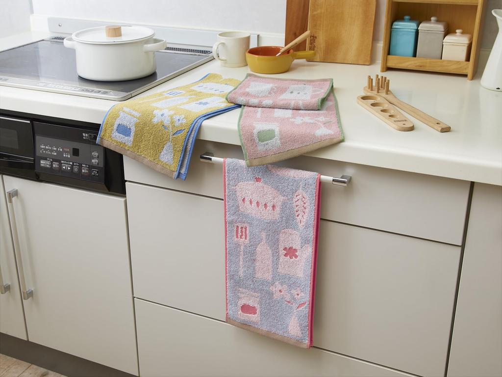 Kosugizen Slim Face Slim Face 1 Each In 3 20 X 80 Perfect for Towel Convenient Set of 3 Towel, Towel, Kitchen, Colors, Cm, Hangers, Size, ZGTF-1802-3