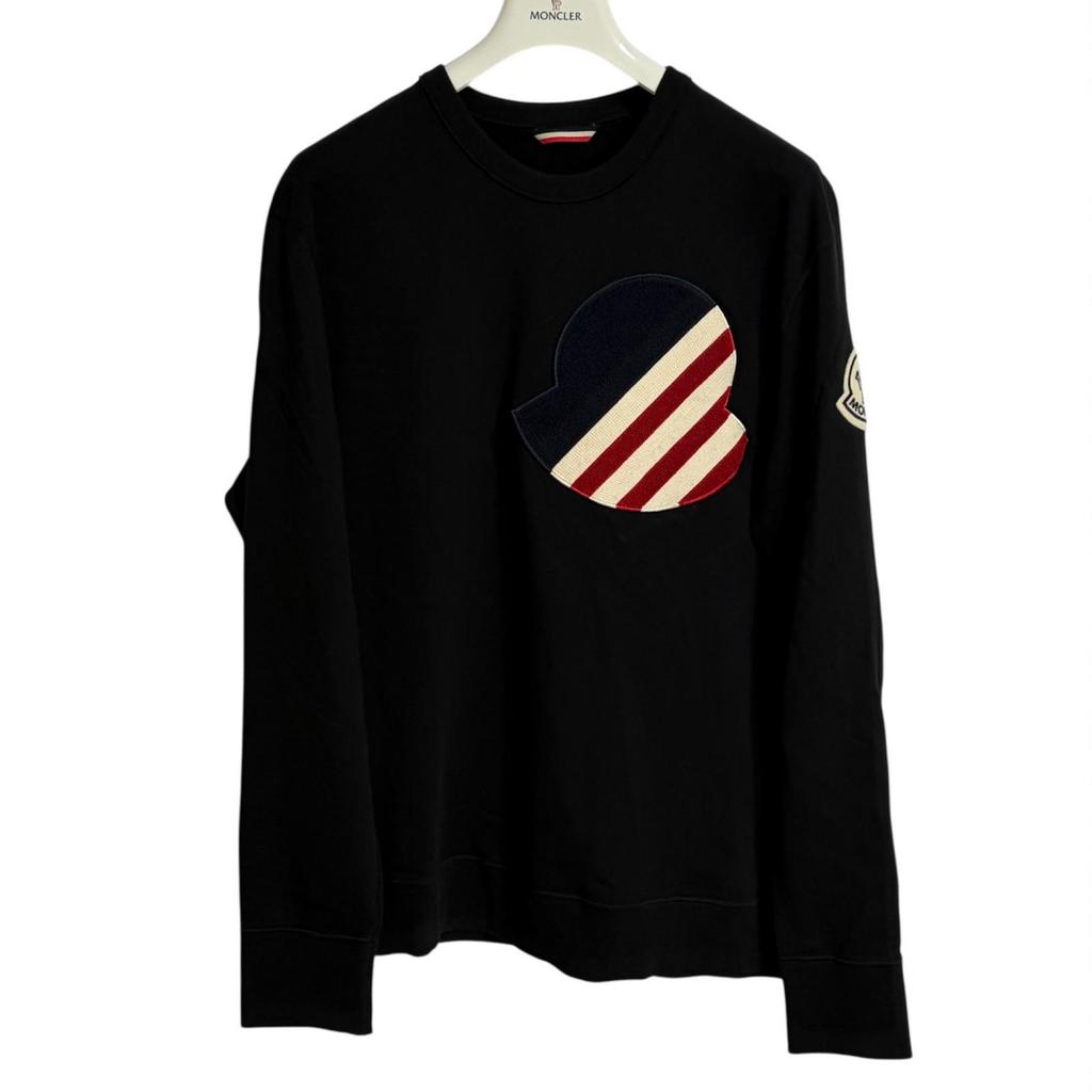 MONCLER GeniusSweatshirt Black Men's Size XXL Model E1091804490080985