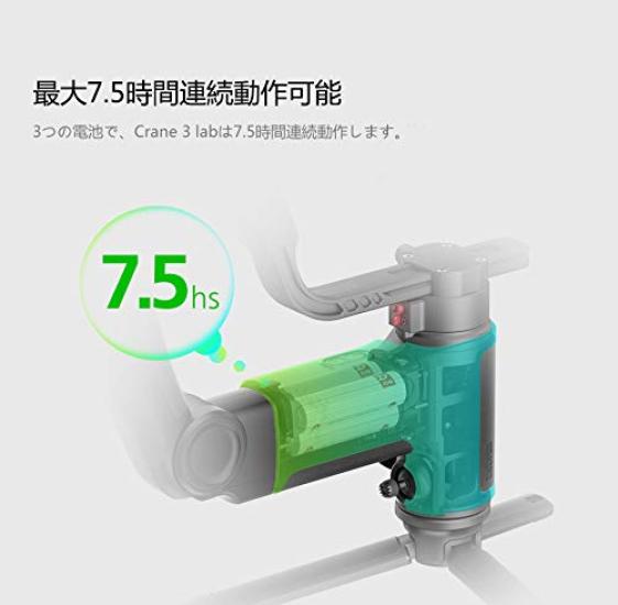 ZHIYUN Crane3 Lab Camera Compatible with All Models [Official] Stabilizer, Anti-Shake, (Standard…