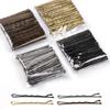 50pcs/pack Simple Alloy Hair Clips High Elasticity Durable Wave Clamp Hairpins Headwear Hair Accessory