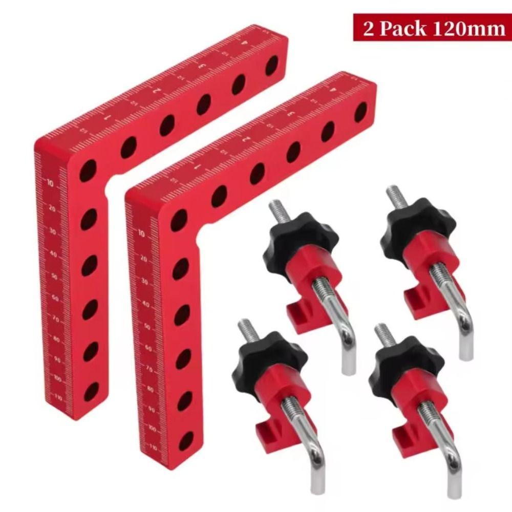 3/6/12/16Pcs Auxiliary Fixture Corner Clamp Fixing Clip Positioning Squares Panel Clamping