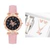 The  Women'S Bracelet Watch Is A Stylish Simple Butterfly Five-Piece Watch Set