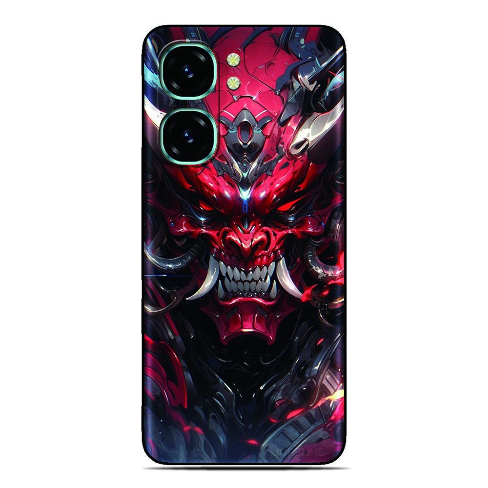 Samurai Mask Phone Case For Oukitel C69 C3 C2 C68 C62 C61 C57s C57 C58 P1 C1 Pro C59 C53 C51 C50 C38 C36 C35 C21 WP50 Cover