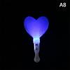 1Pc Colors Change LED Glow Stick Heart Star Shape Luminous Concert Cheering Tube Wedding Party Light Stick