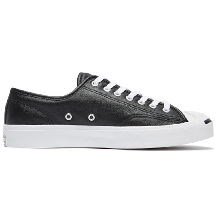 Converse Jack Purcell Low Black Unisex Sneakers White 164224C