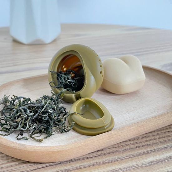 Ситечко для чая креативной формы, силиконовый заварочный чайник, пищевой мелкий сетчатый фильтр для чайных листьев для домашней кухни