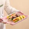 Serving Tray BPA Free Multi-Function Crack Resistant Easy To Clean Space-saving Food Display Reusable Reusable